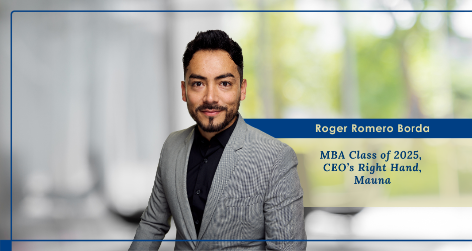 Roger Romero, MBA Class of 2025