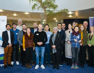 Group photo of participants at the Eco-Innovation Society 2024 event, organized by HEC Paris and the Climate & Earth Center, bringing together experts and students to promote sustainable innovation and a greener future.