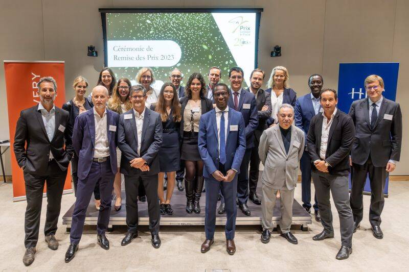 Prix Allen & Overy 2023 : members of the jury & HEC Students