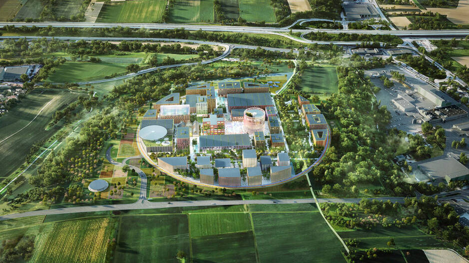 IPAI Campus Heilbronn - aerial view