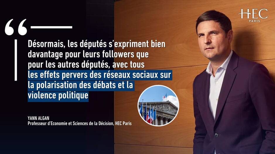 Yann Algan, économiste, Professeur HEC Paris, auteur de l'étude: La Fièvre parlementaire_ janvier 2025